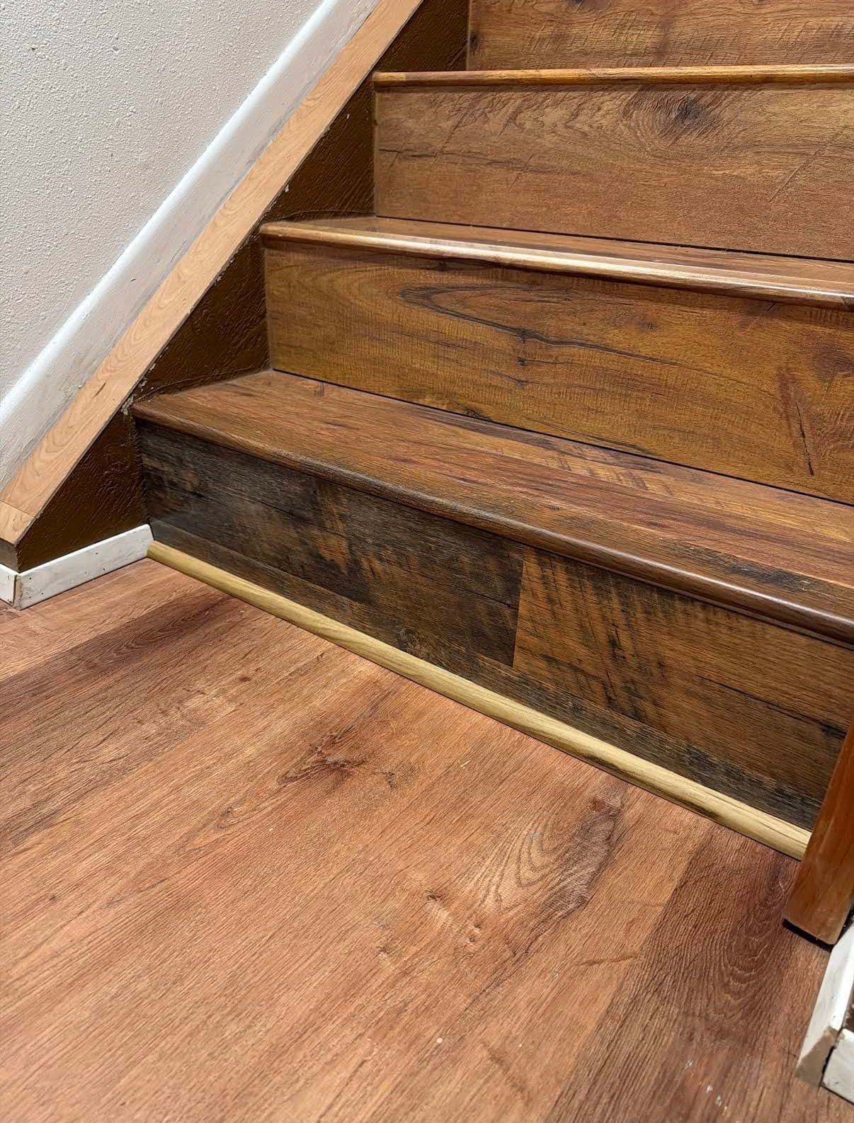 Quick LVP Stair Repair for Rental Unit image